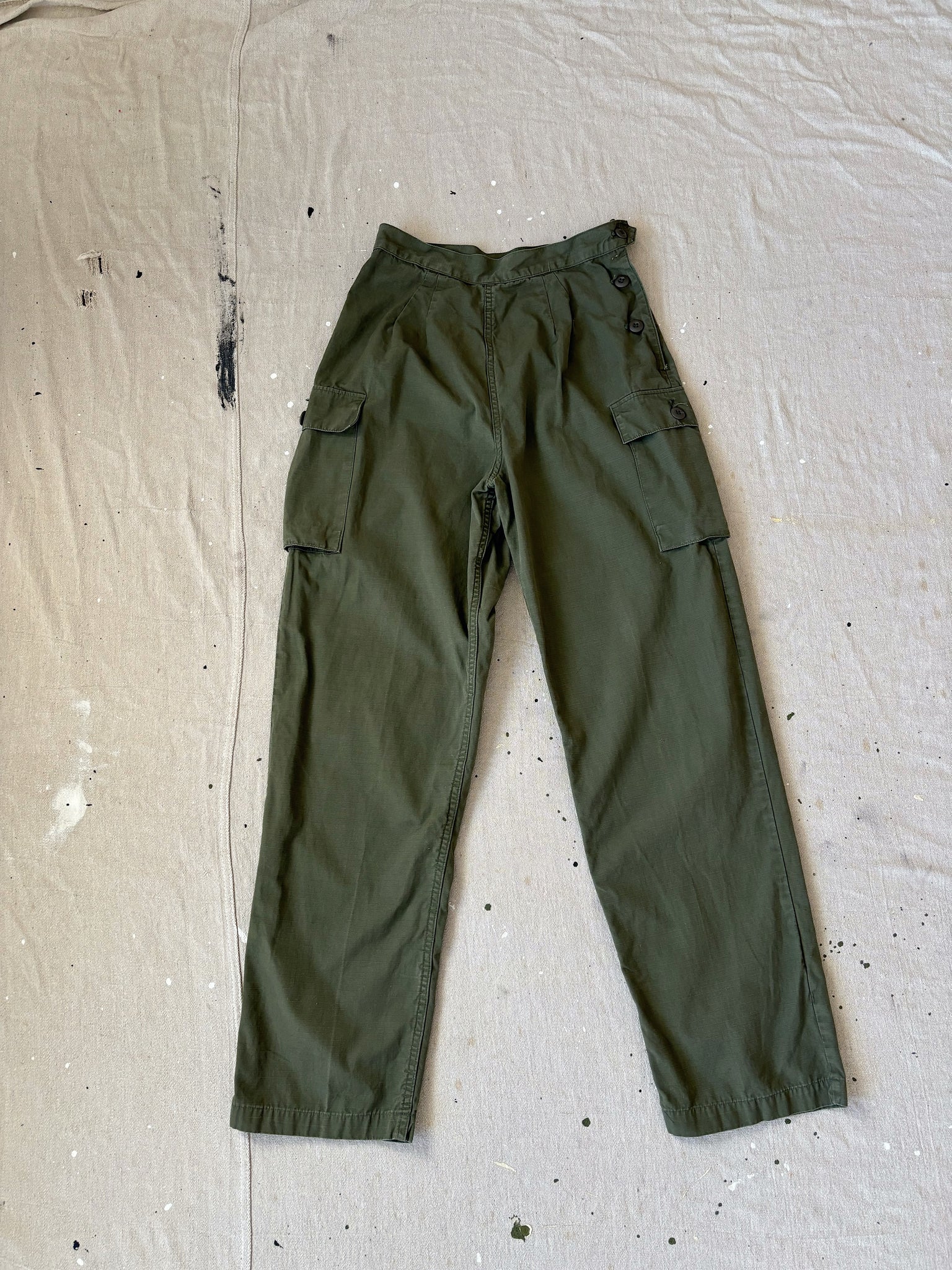 70's OG 107 Women's Military Trousers (25"-27")