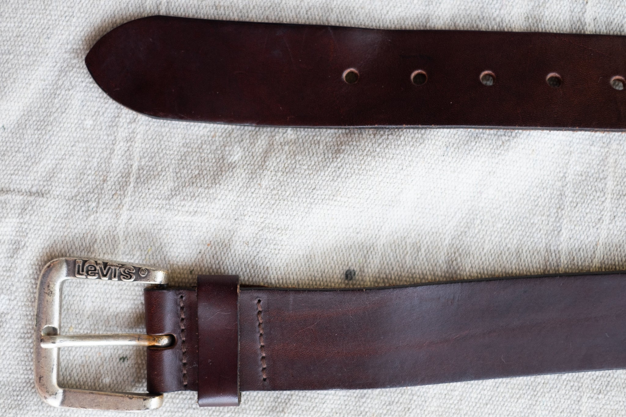 Vintage Levi's Brown Leather Belt (27"-31")