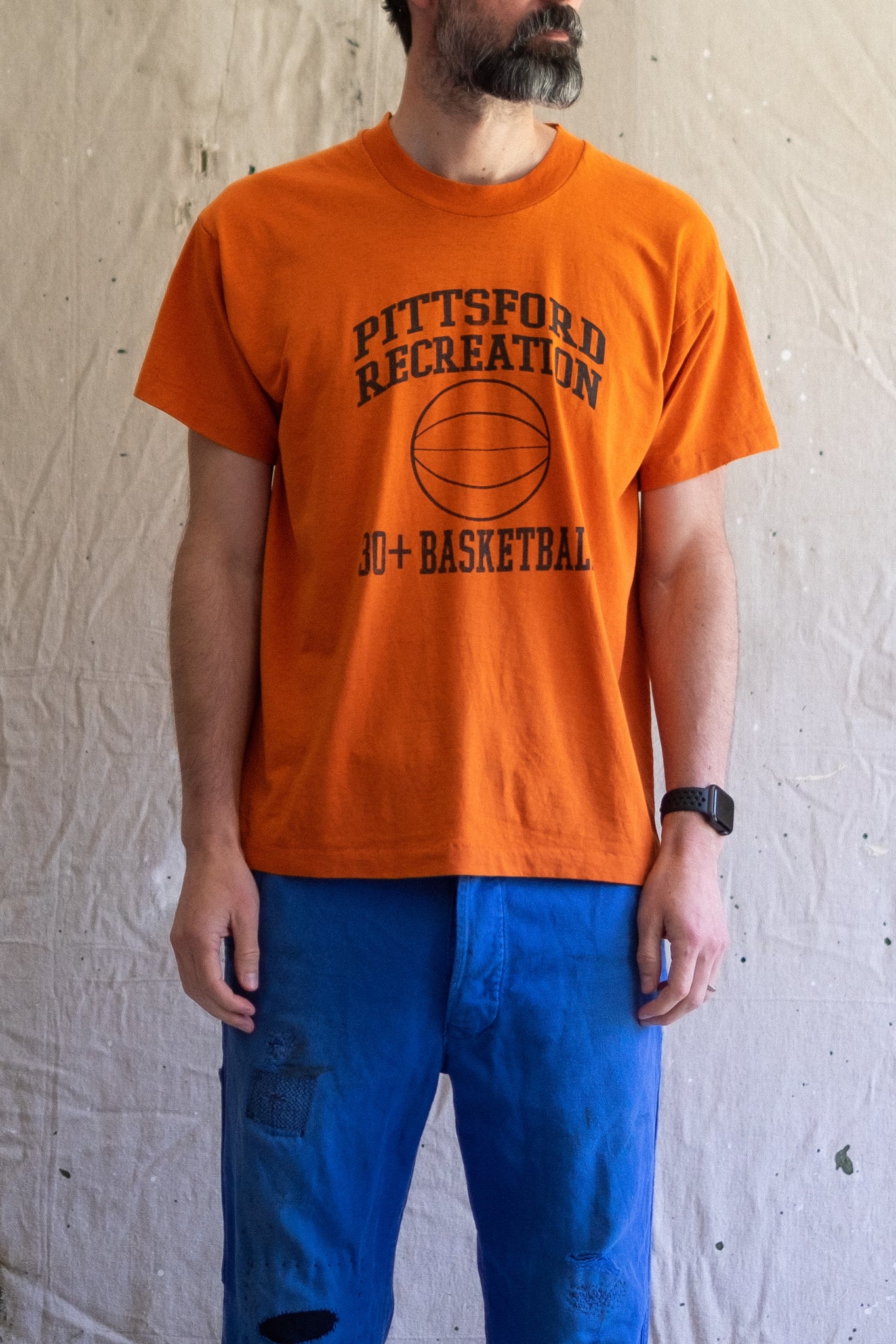 90s Pittsford Recreation Basketball T-shirt - L