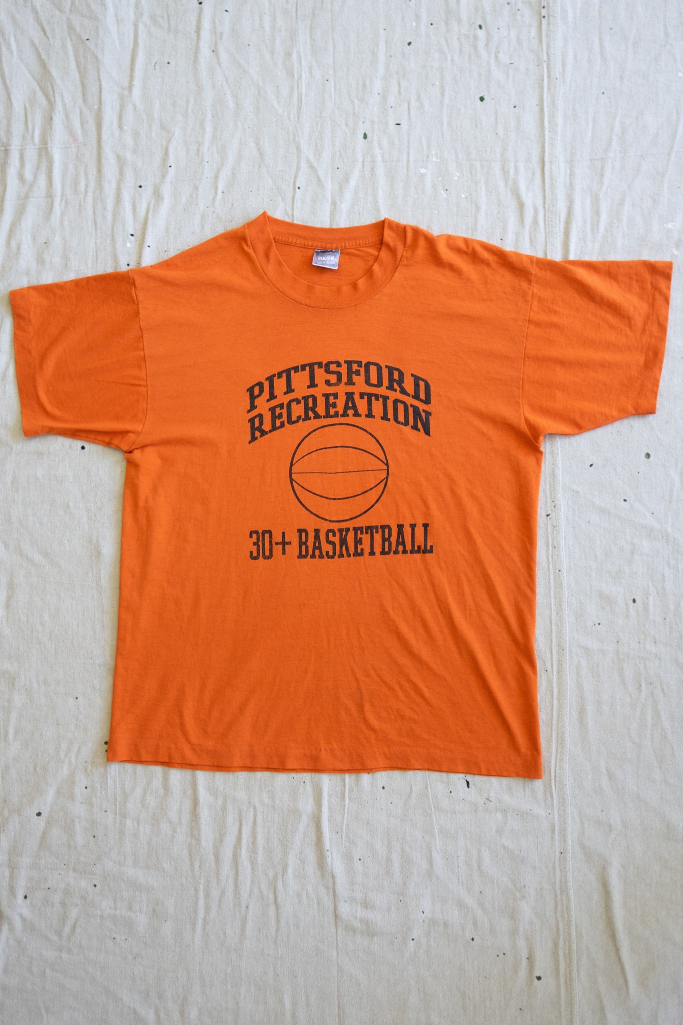 90s Pittsford Recreation Basketball T-shirt - L