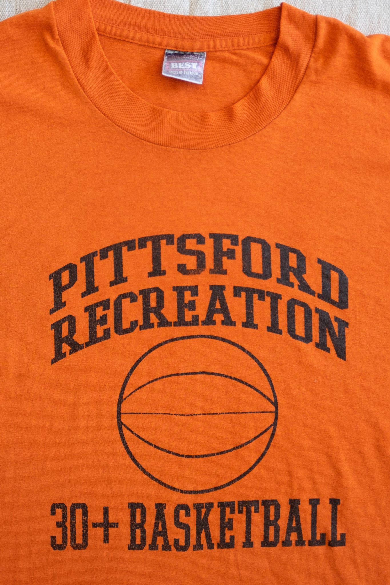 90s Pittsford Recreation Basketball T-shirt - L