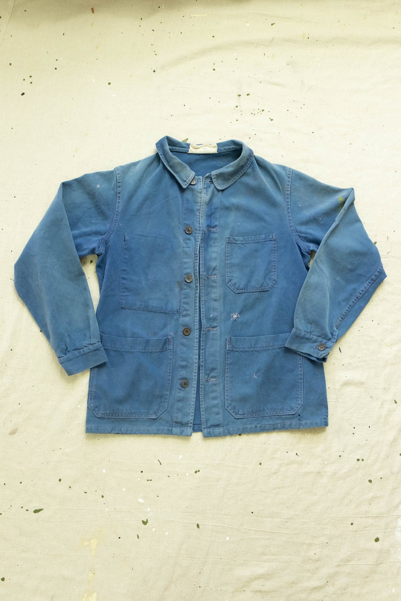 Perfectly Faded 60s French Chore Jacket - S