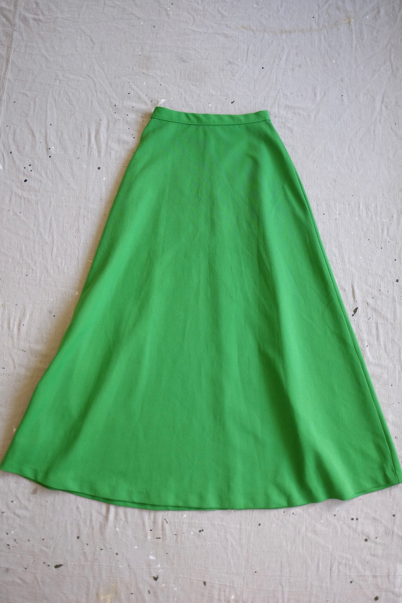 Green Maxi Skirt - 27"