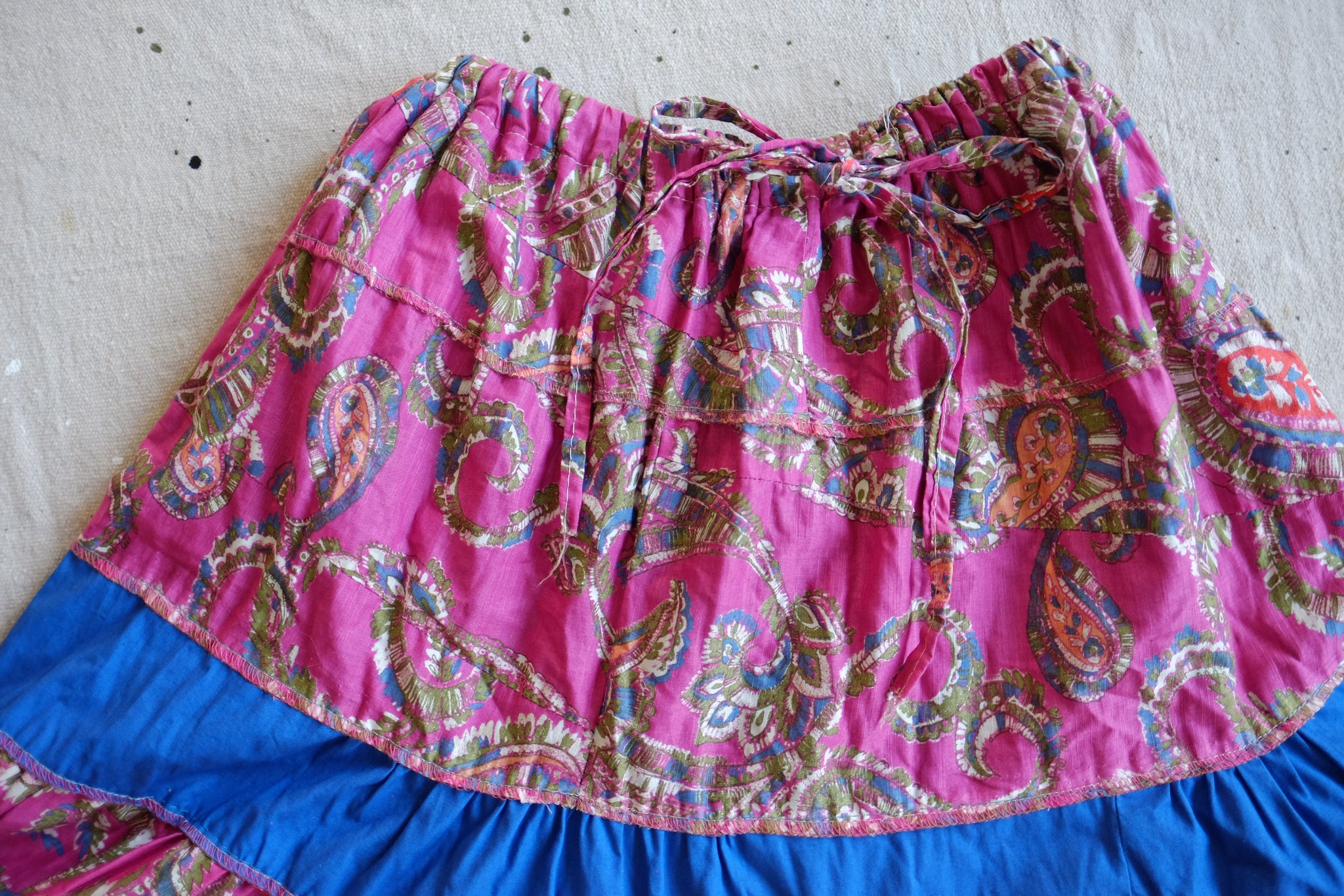 Pink Floral Skirt - S-L