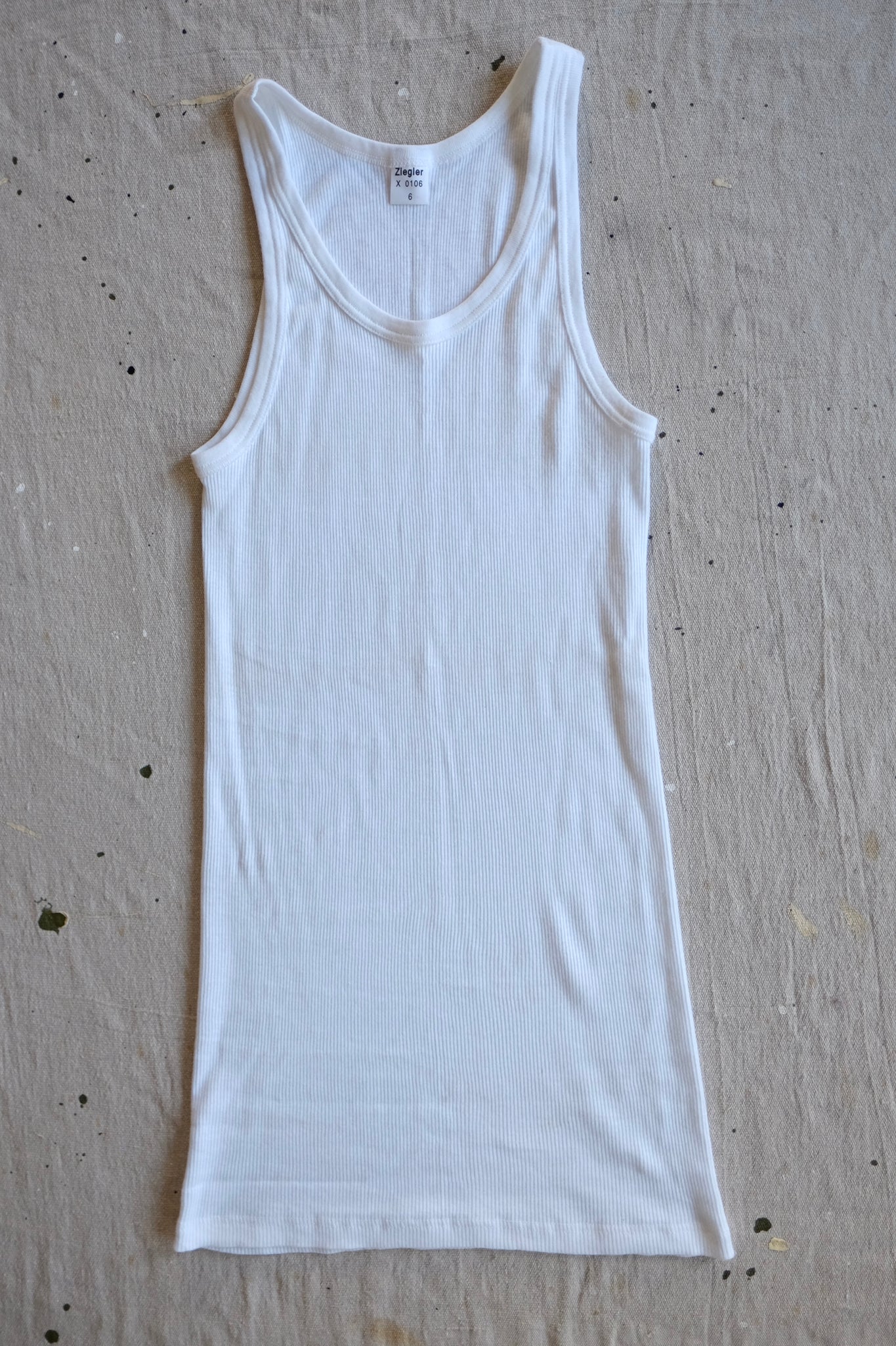 German Army White Tank Top - S/M